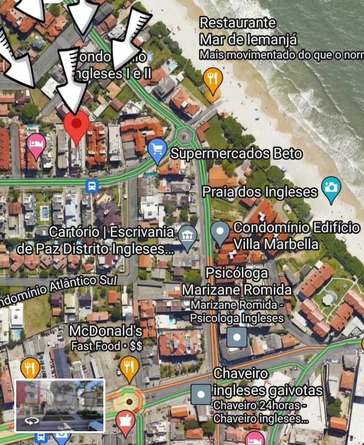 Apartamento 50Mts Praia Dos Ingleses Daire Florianópolis Dış mekan fotoğraf
